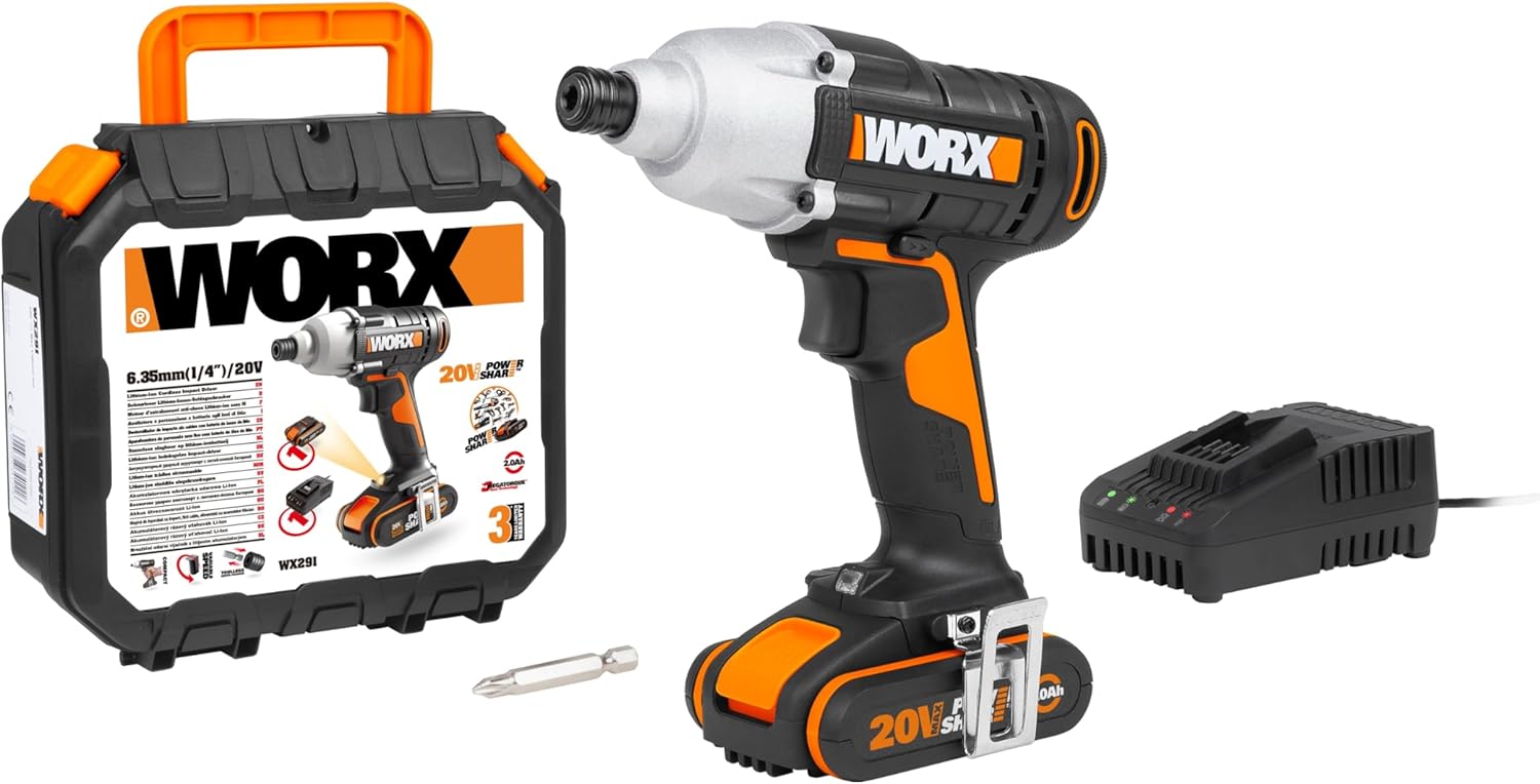 Visseuse à chocs sans fil WORX WX291 20 V — 170 Nm